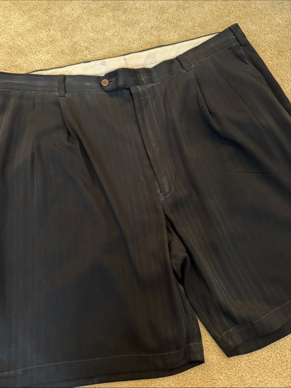 Men's Black Dress Shorts - Jos A. Bank 100% silk
